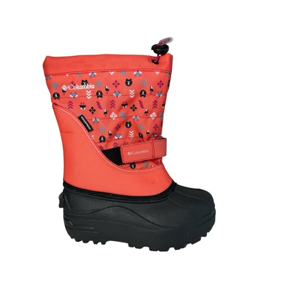 Columbia Other - Columbia Youth Powderbug Plus II Print winter snow boot. Size 1Y NO BOX